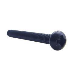 #5-40 x 1-1/8" Black Round Head Screw